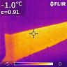 Zdjęcie termowizyjne przyziemia - brak izolacji